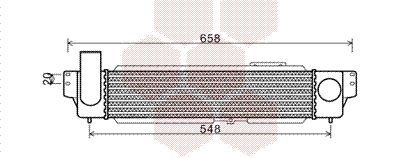 VAN WEZEL Kompressoriõhu radiaator 83004140
